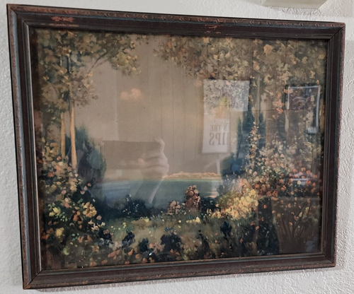 Vintage / Antique Robert Atkinson Fox Original Print Wood Frame - Picture 1 of 12