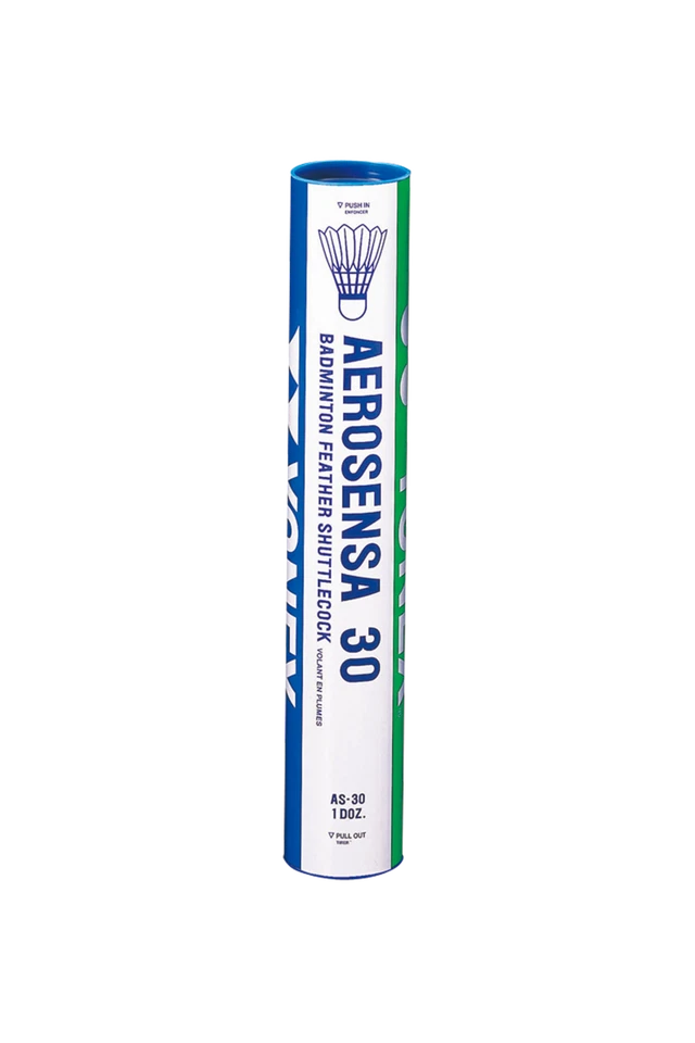 Yonex Aerossa 30 Feder-Shuttlecocks - 1 Dutzend