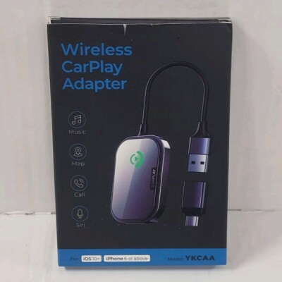 Wireless CarPlay Adapter for Apple iPhone, Converts Factory Wired CarPlay