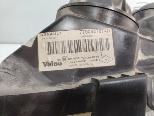 7700427874D Phare Gauche pour RENAULT MEGANE I BERL./ BERL. CON PORTÓN ( 1703926 - Bild 3 von 3