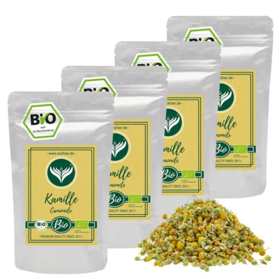 AZAFRAN Fiori di camomilla BIO (tè di camomilla) - camomilla essiccata anche per tè 1kg