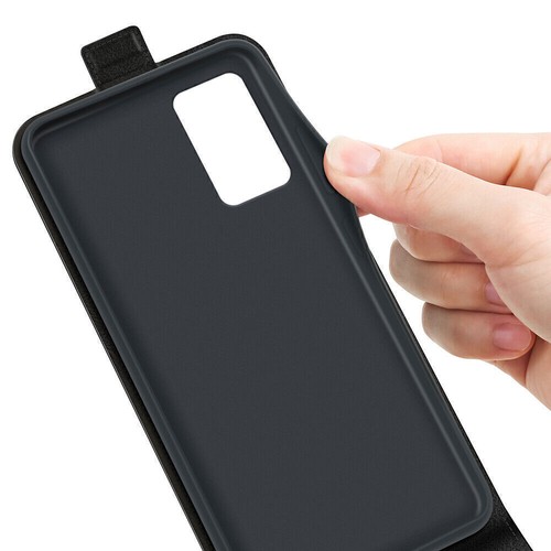 Leather Up & Down Flip Wallet Magnetic Vertical Phone Case For TCL OnePlus Moto - Picture 15 of 19