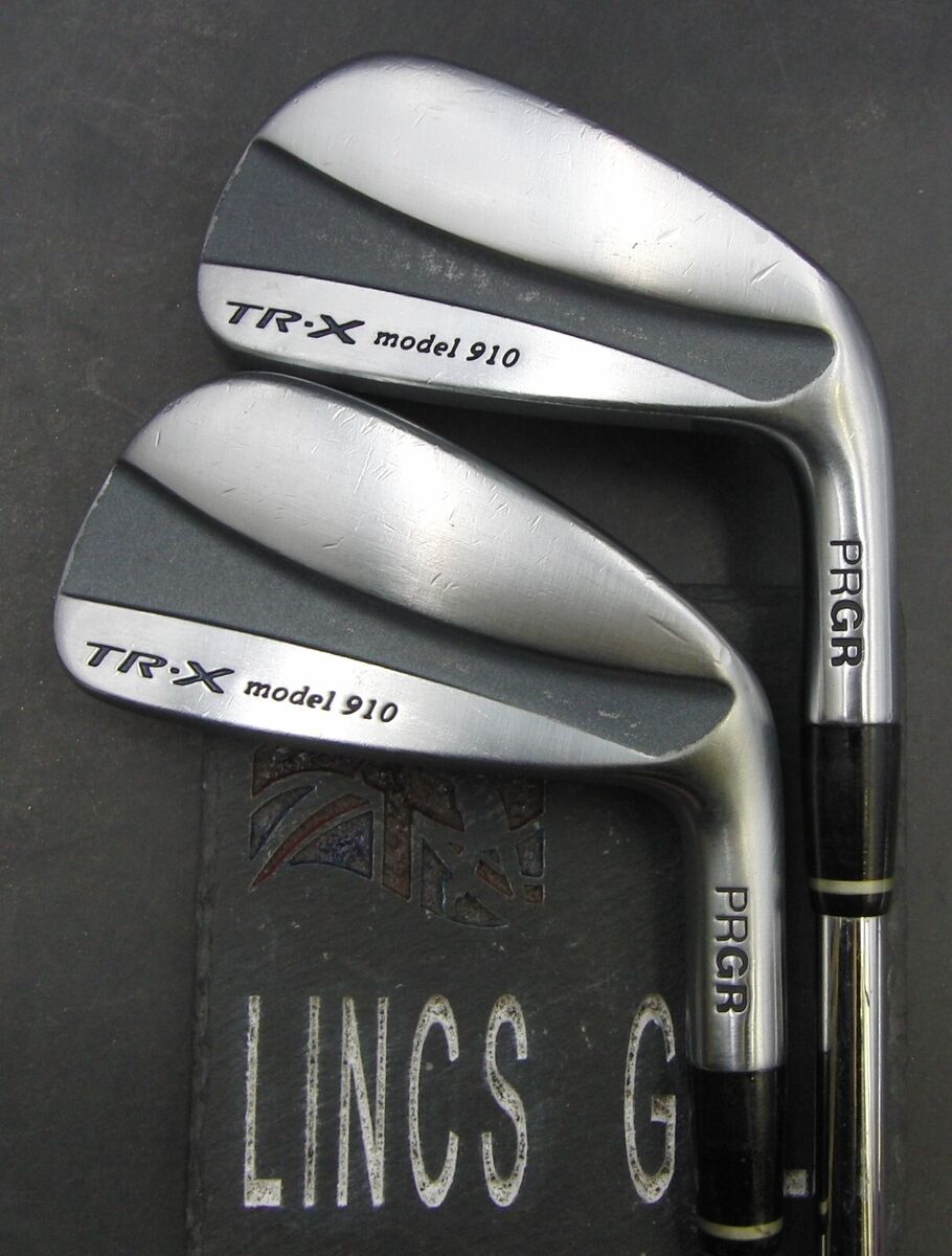 Set of 2 PRGR TR-X Model 910 3&4 Irons Regular Steel Shafts PRGR Grips Set of 2 PRGR TR-X Model 910 3&4 Irons Regular Steel Shafts PRGR Grips