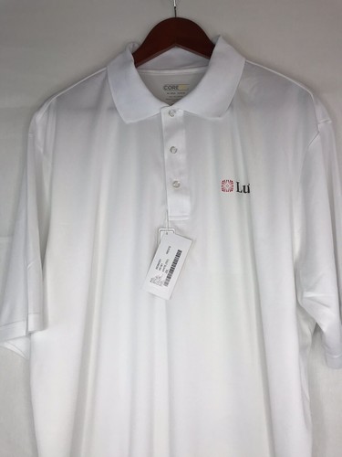 Polo Core 365 Hombre Blanco Talla XL 100% Poliéster - Imagen 5 de 7