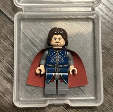 Lego King Aragorn Black Gate 79007 Lord of the Rings Minifigure Rare Dual Cape!!