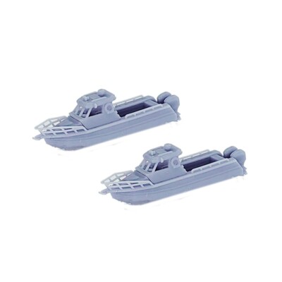 Outland Models Eisenbahnlandschaft K��stenwache Patrouillenboot Set 1:160 Spur N
