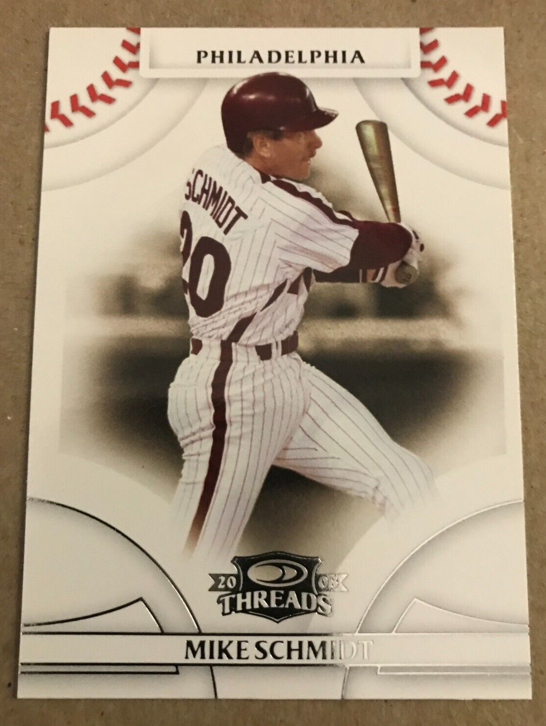 2008 Donruss Threads Mike Schmidt #38 Phillies
