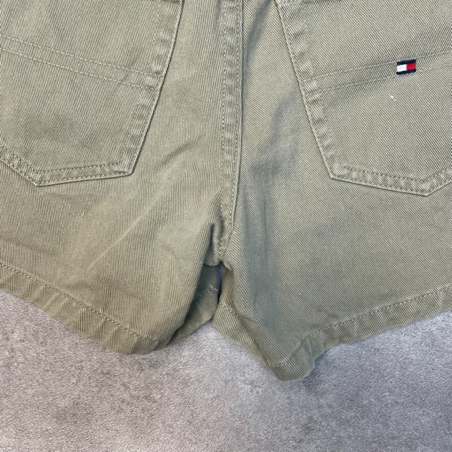 Tommy Hilfiger Denim Shorts Womens Jorts USA 90s Vintage Bottoms, Beige 28" image 9