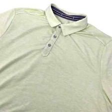 Tommy Bahama Men's Large Polo Short Sleeve Shirt Light Heather Green