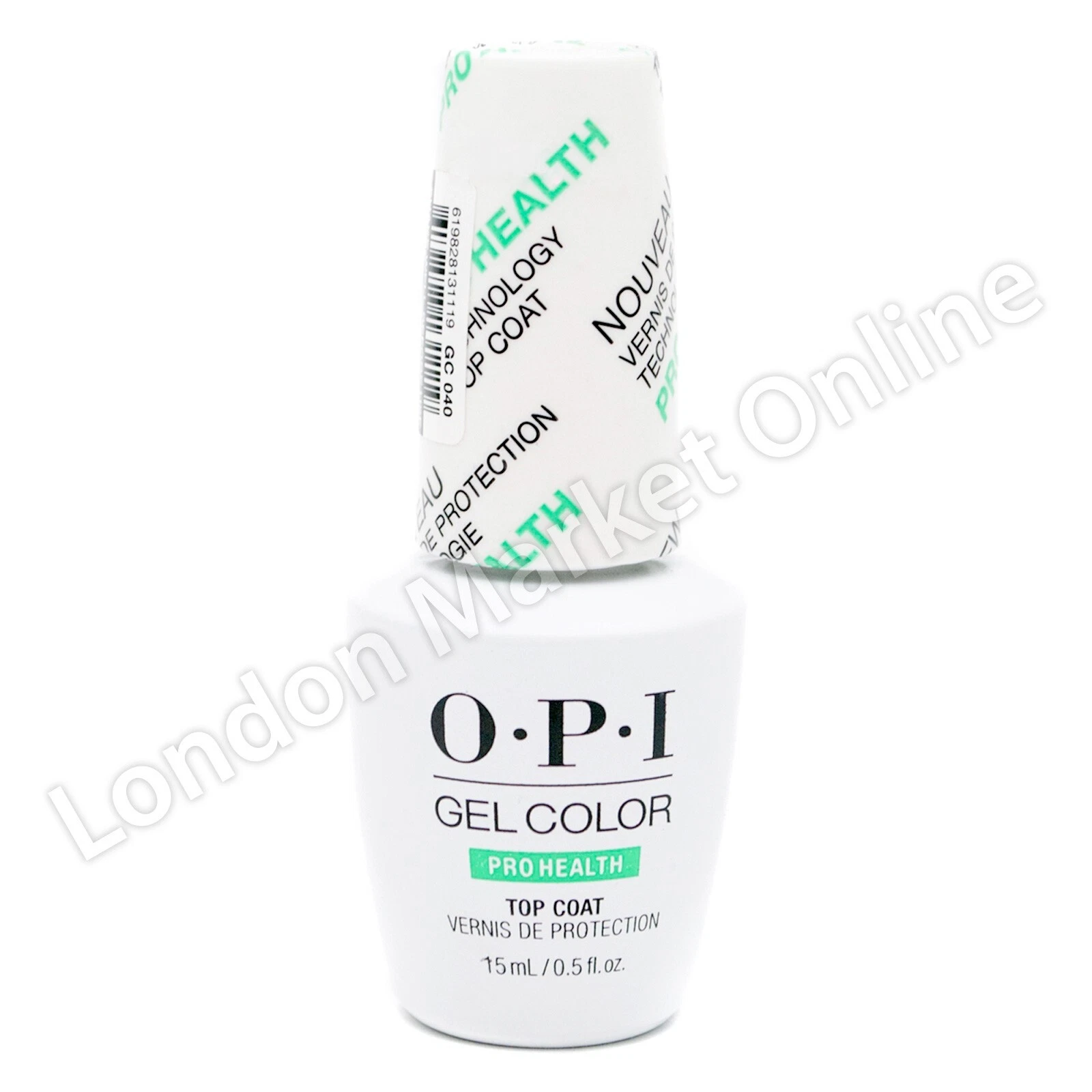 2 x Opi Gel Color PRO HEALTH TOP COAT 15ml