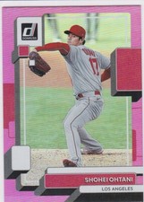 SHOHEI OHTANI Donruss Baseball Insert Card RARE PINK HOLO FOIL $$ VERSION Dodger