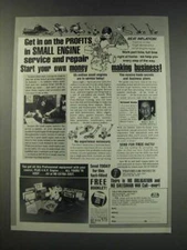 1991 Foley-Belsaw Institute Ad - Get in on the profits in small engine service