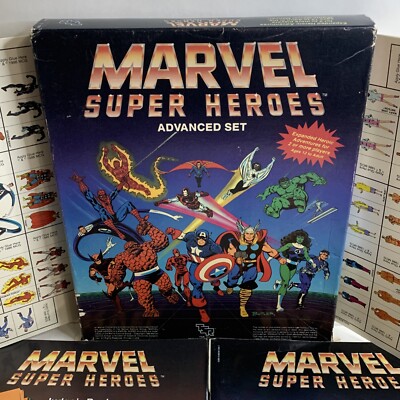 Vintage Marvel Super Heroes ~Advanced Set~ Role Playing Game