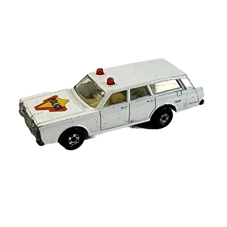 Lesney Matchbox No. 55 Mercury Police Car Station Wagon #55 Superfast England  - Image 2 of 4