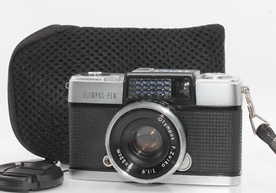 Near Mint ] OLYMPUS Pen D Half Frame Camera w/ Zuiko 32mm F1.9