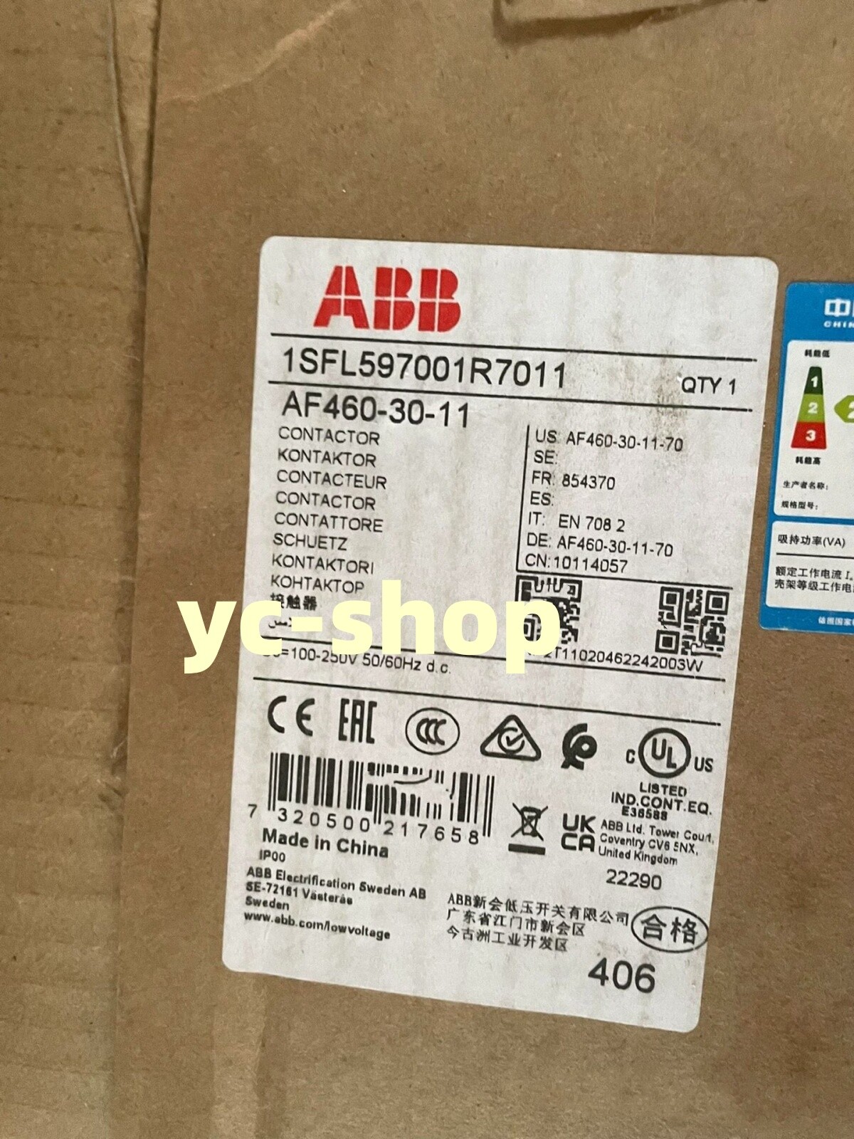 New ABB AF460-30-11 contactors Fast Shipping FedEx or DHL | eBay