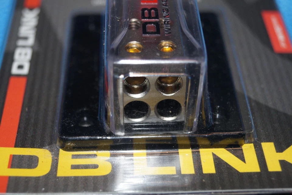 2 DB Link Nickel Plated Distribution Ground Block  NGB1448X 4AWG In 4-8 AWG Out - Image 3 of 4