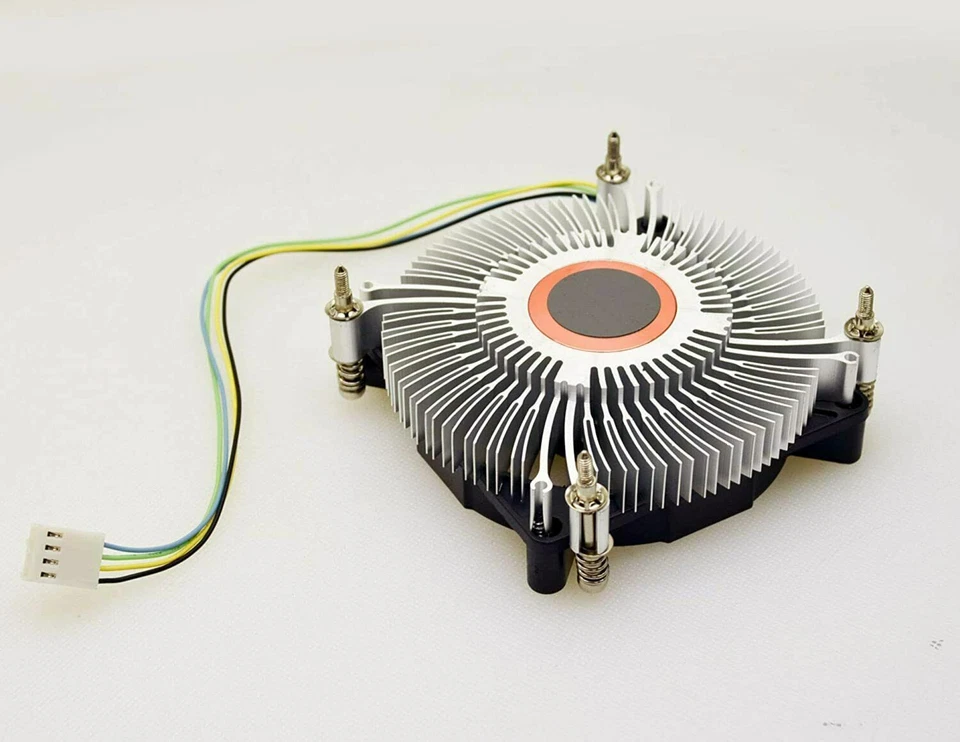 iCool Intel CPU i3 i5 LGA 1150/1151/1200 Low Profile 1U Copper Core Cooling Fan - Image 2 of 4