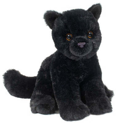 Corie 6'' Black Cat Soft Mini Plush Douglas Stuffed Animal Cuddle Toy Lovey Doll