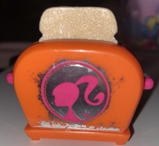 Barbie Doll Glam Kitchen Accessory Orange Toaster Small Appliance