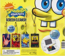 10 New SpongeBob SquarePants Portable Devices 1"x2" Microfiber Screen Cleaners