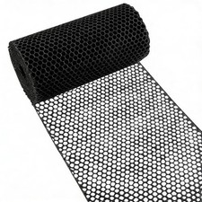 Plastic Chicken Wire Mesh Fence 15.7IN x 66FT,Animal Barrier 15.7INx66FT Black 0.92 per foot