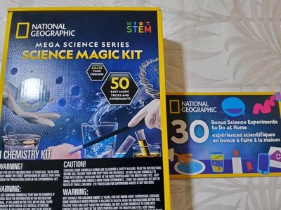 NEU+30 BONUS EXPERIMENTE National Geo Mega Science Magic Chemie MINT Kit 