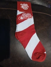 Raising Canes Chicken Candy Cane Holiday Christmas Stripe Socks NEW NWT OSFM