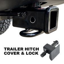 2 Trailer Tow Cover Hitch For Receiver Heavy Duty Truck Lock 58 Pin Set Tube