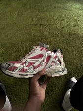 Mens Balenciaga Runner sneakers pink black