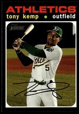 2020 Topps Heritage Tony Kemp Oakland Athletics #586