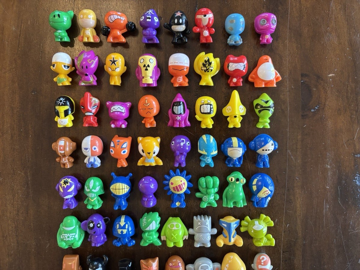 100% COMPLETE SET Series 1 Gogos Crazy Bones w/ Mosh Hiraku Ichiro