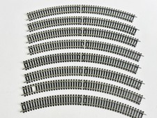 Hornby OO Track R607 2nd Radius Double Curve 8-Piece Set Nickel Silver