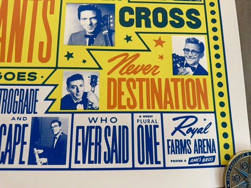 Pearl Jam BALTIMORE Poster 2020 Ames Bros Tour Poster SOLD OUT Official RARE - Picture 9 of 11