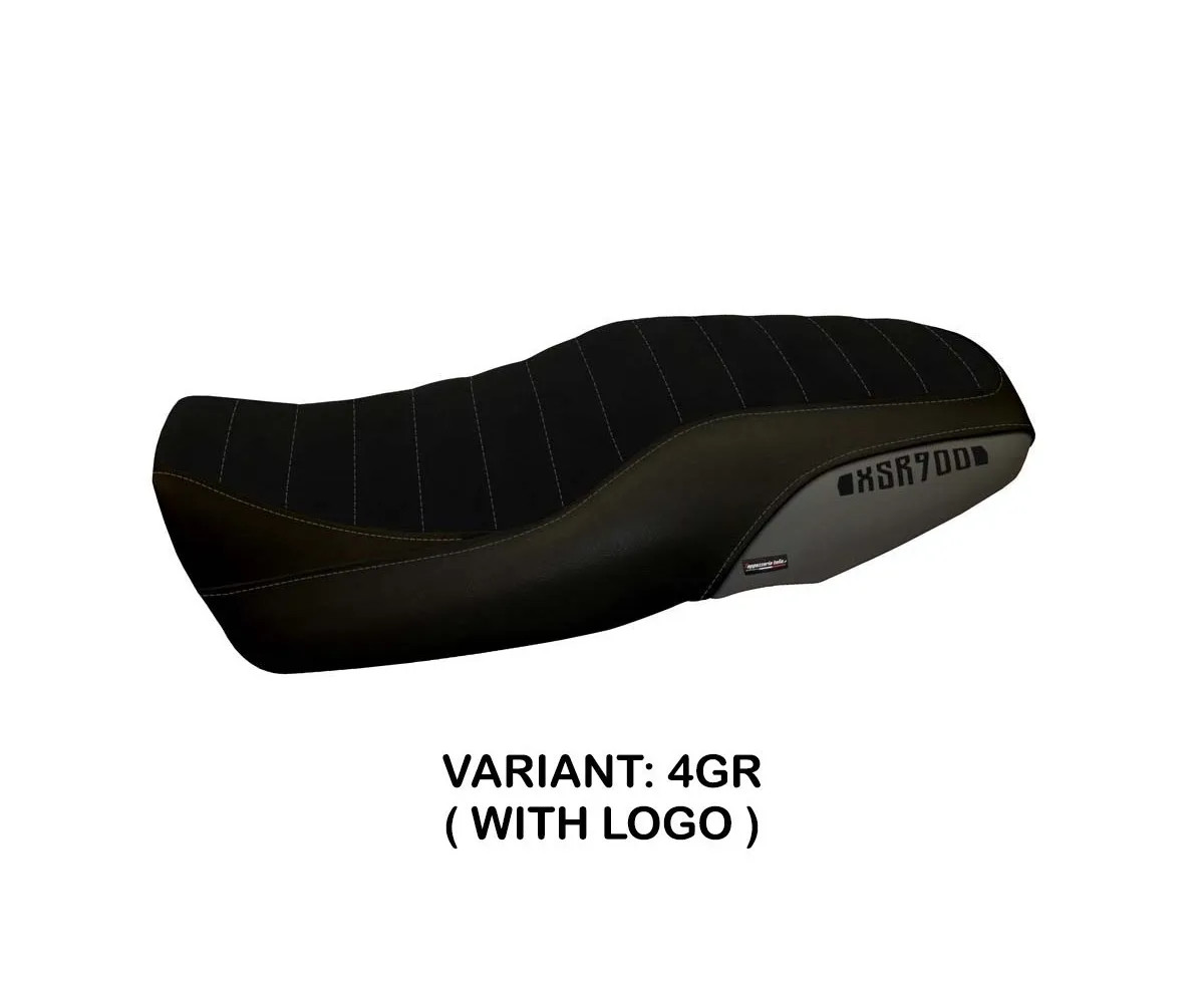 Seat saddle cover Portorico 5 Gray (GR) TPZ for YAMAHA XSR 900 2016 2020 1N8