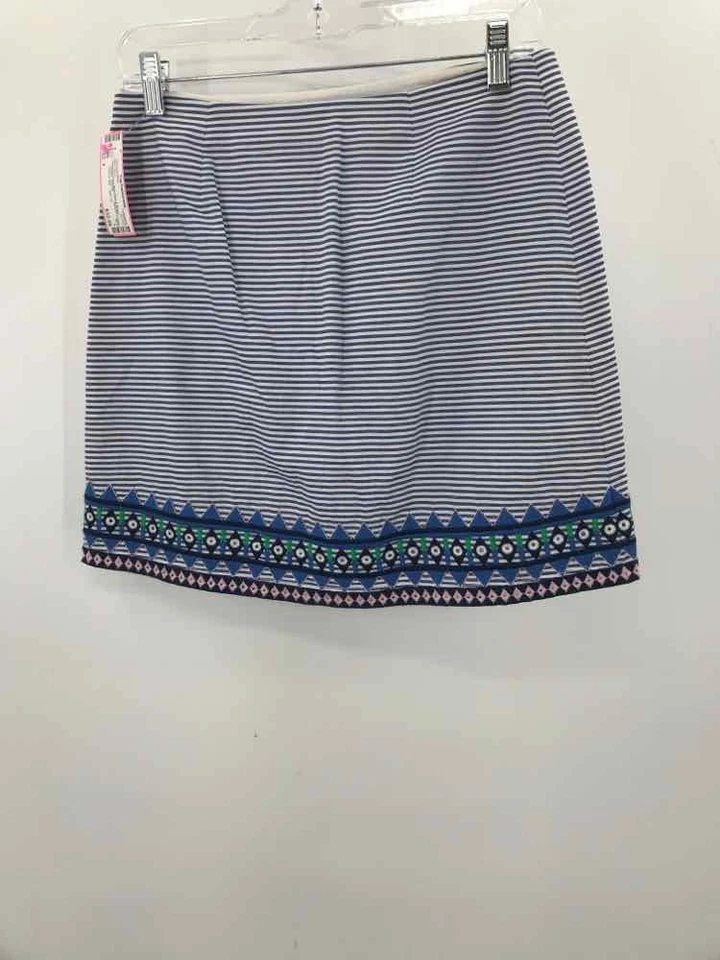 Б/у Vineyard Vines синий размер 2 полоски трапециевидная мини юбка - Изображение 2 из 3