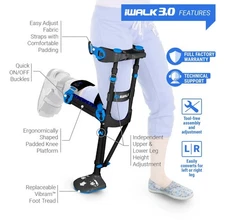 iWALK Free 3.0 Hands-Free Knee Crutch