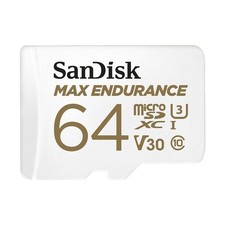 SanDisk SDSQQVR-064G-AN6IA MAX ENDURANCE 64 GB Class 10/UHS-I U3 microSDHC