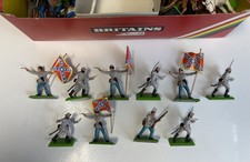 Britains Civil War Soldiers NOS with Box 1971, 21 Figs 3 Mounted North  South