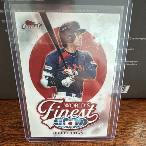 Topps 2023 Finest Shohei Ohtani #2000-10 World’s Finest Insert Team Japan WBC