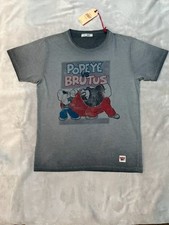 BoB - T-Shirt Popeye Vs Brutus grau, Gr. L