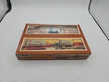 TYCO Piggyback Flat Car Set ATSF Santa Fe HO Scale NO. 348 500