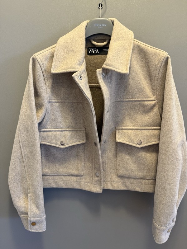 Zara Wool Blend Jacket Small