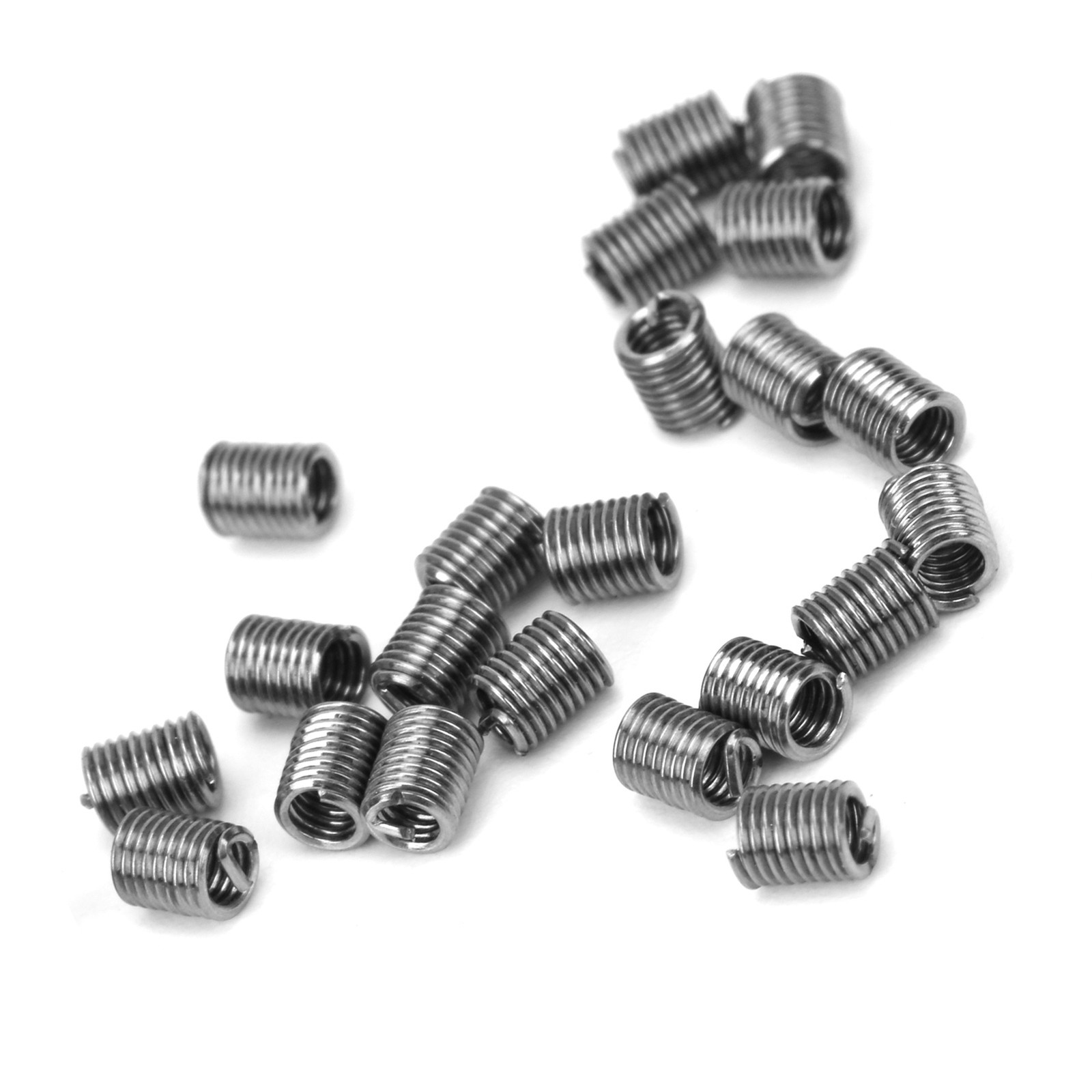 50Pcs Wire Thread Insert Repair Sleeve High Accuracy Female Thread Fastener For