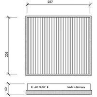 Diederichs DCI1083 Innenraumfilter, Pollenfilter FüR Mercedes M-KLASSE (W163)