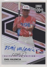 2020 Elite Extra Edition Signatures Esmil Valencia (Emil on Card) #194 Auto 7s2