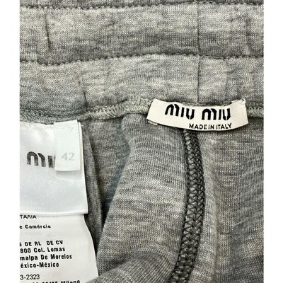 Miu Sweat Jogger Pants Women's 42