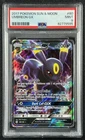 UMBREON PSA 9 2017 POKEMON SUN & MOON #80/149 HOLO 9595