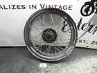 1973 82 Harley Davidson Sportster Shovelhead 16” Chrome Rear Wheel #1 2621