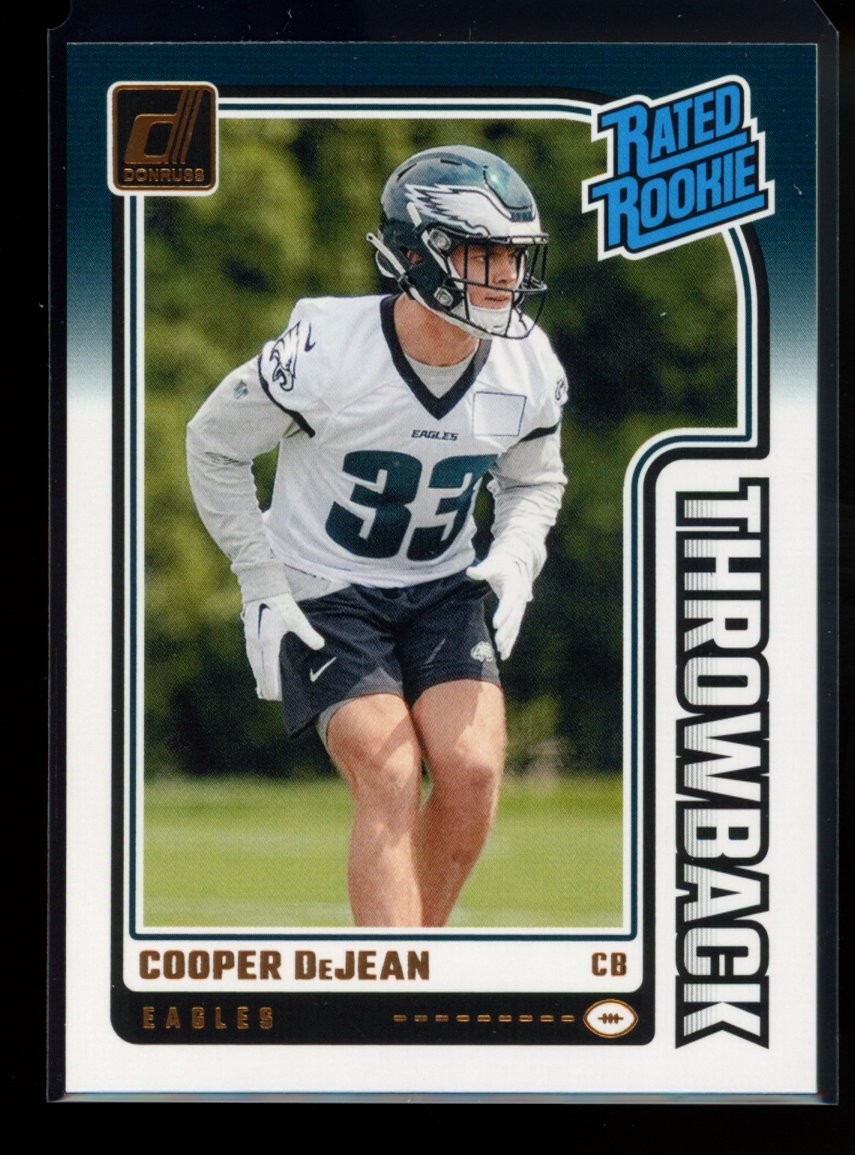 2024 Donruss #47 Cooper DeJean Rated Rookies Throwback